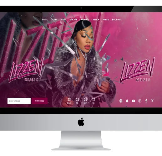 Lizzen Music Website