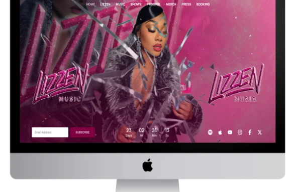 Lizzen Music Website
