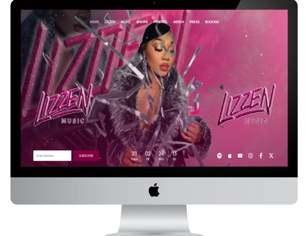 Lizzen Music Website