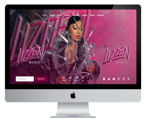 Lizzen Music Website