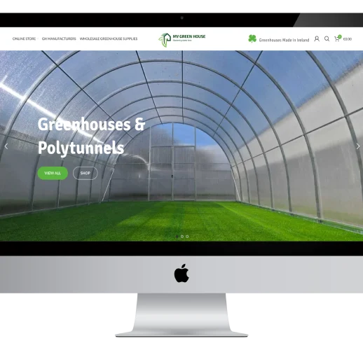 MY GREEN HOUSE.IE desktop